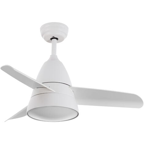 TECHBREY Ventilatore da Soffitto Silenzioso Industrial Bianco 91cm Motore DC Bianco CCT Con Luce, Telecomando RF, Wifi: False