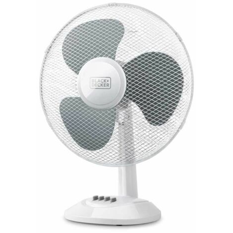 Ventilatore da Tavolo Black & Decker ES9440030B Bianco Nero 40 W