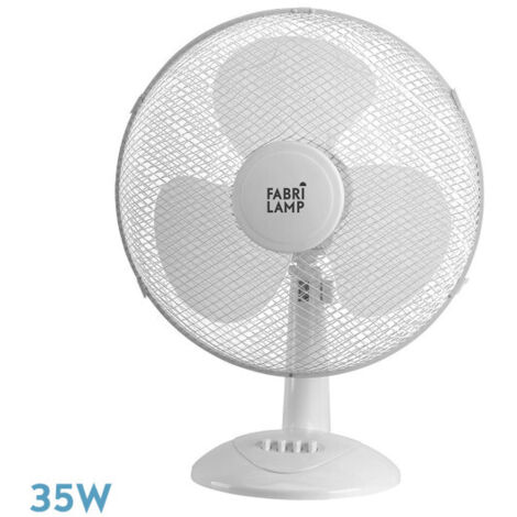 Ventilatore da tavolo Cape Medium Bianco Oscillante 35W