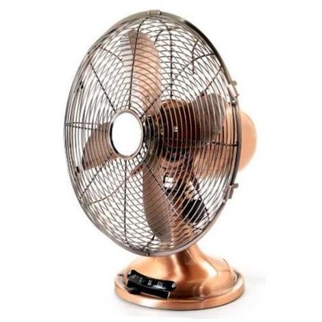 VENTILATORE DA TAVOLO DIAMETRO 35 CM 3 VELOCITà 45 WATT PERENZ 7010RM RAME