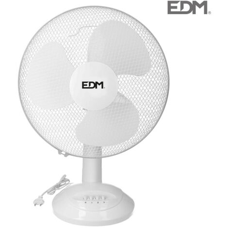 Ventilatore da tavolo EDM bianco 45 watt Ø 40 cm
