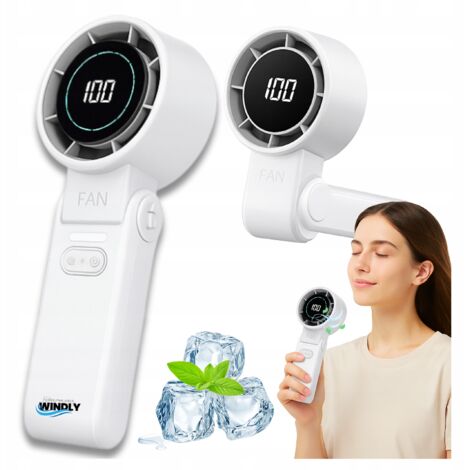 Ventilatore da tavolo portatile pieghevole senza fili potente USB