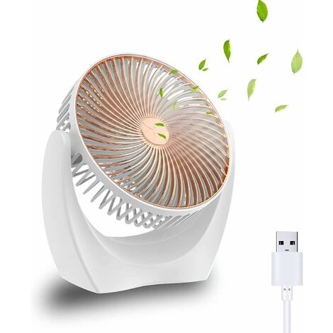 Acquista Mini ventilatore da tavolo USB da 4 pollici Piccolo dispositivo di  raffreddamento personale silenzioso Ventilatore da tavolo portatile  alimentato tramite USB