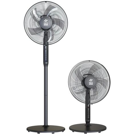 VENTILATORE DA TERRA/DA TAVOLO NERO 55W