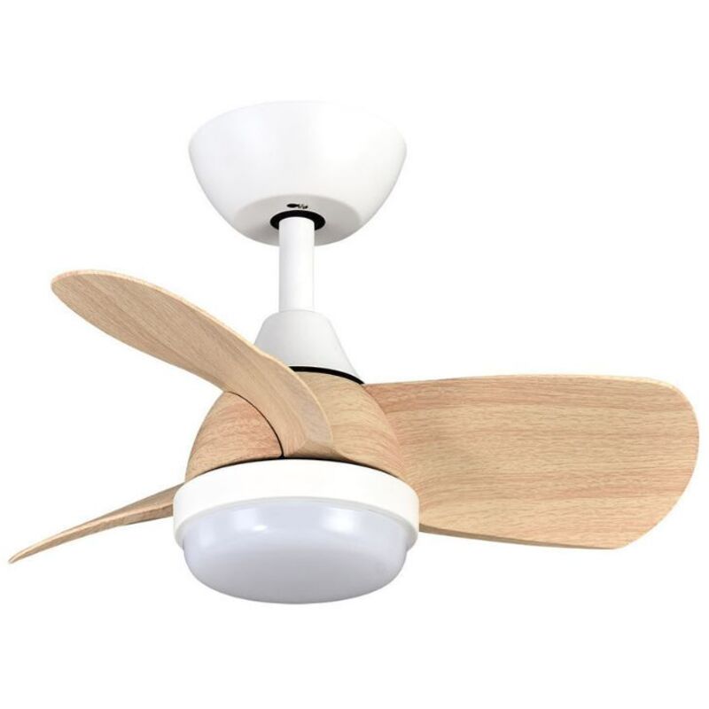 Ventilatore da Soffitto dc Pirdo Bianco Rovere 24W...
