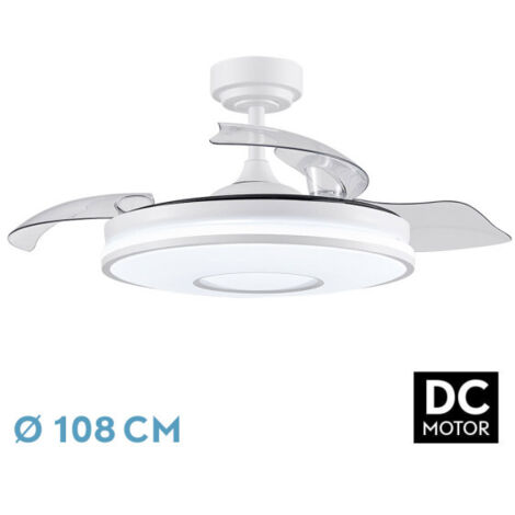 Ventilatore DC 72W Dani Bianco 3 Pale