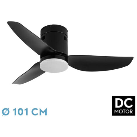 Ventilatore DC Borax 20W Nero 3 Pale