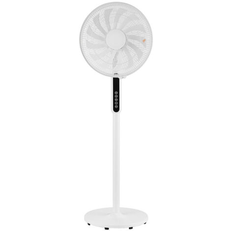 Ventilatore defoot whirlwind white 3speed 60w 13stage regx41x41 oscillante, telecomando, display timer