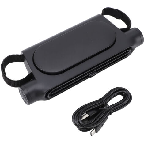 Ventilatore di raffreddamento USB per sedile auto, multifunzionale, efficiente, silenzioso, sicuro, senza pale, per poggiatesta posteriori, potente turbo, nero.