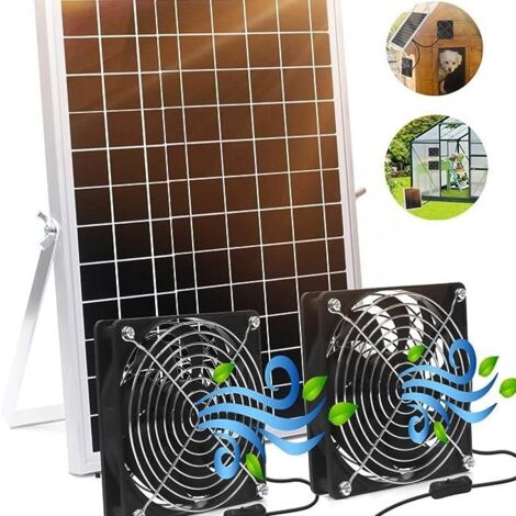 Ventilatore di scarico a persiana solare da 15 W con valvola antiriflusso, raffreddamento a parete, ventilatore di scarico ad alta velocità
