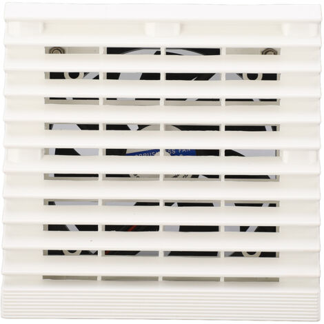 Ventilatore di scarico laterale da 12 V per camper - con griglia a lamelle, silenzioso, a prova di odore