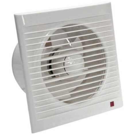 Ventilatore di scarico Ulisem 160 mm 15 W 140 m³/h con valvola di ritegno - per bagno, cucina, ufficio, WC, silenzioso,