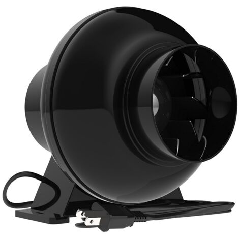 Ventilatore di ventilazione in linea da 4" (circa 10,2 cm) e 195 CFM per tende da coltivazione idroponica