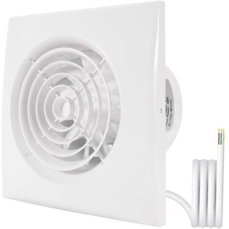 Ventilatore estrattore d'aria per bagno da 100 mm - Ventilatore da condotto a parete/soffitto