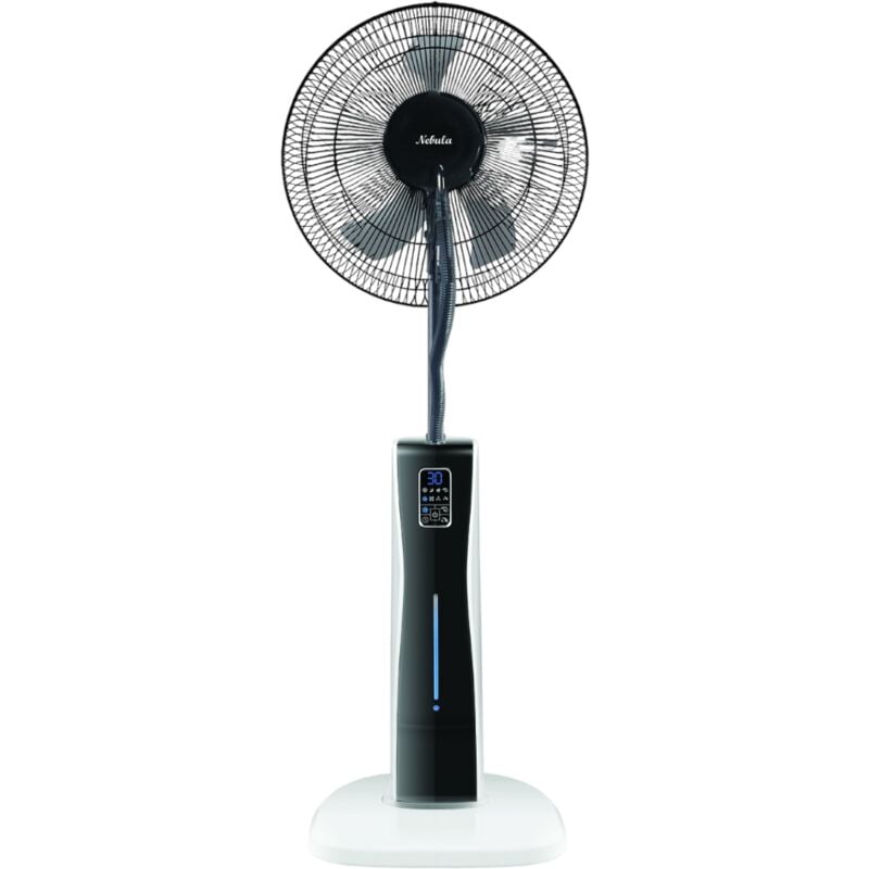 Ventilatore evaporativo digitale a 5 pale con ruote e serbatoio per acqua Nebula Fan Plus