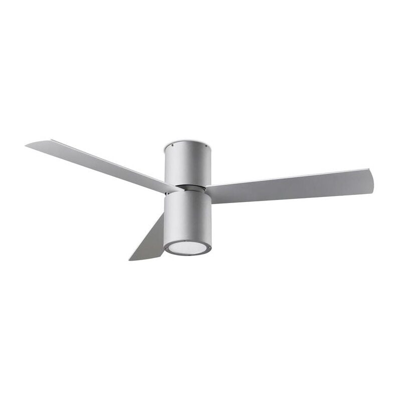 LedsC4 Ventilatore Ip20 Formentera E27 15W Grigio Bianco