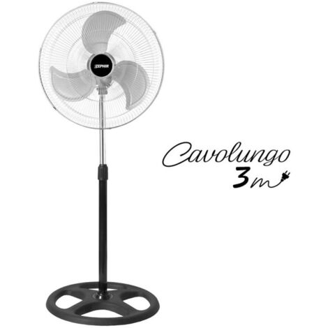 VENTILATORE INDUSTRALE 3IN1 CON PALA 45CM 55W 1250 GIRI/MIN