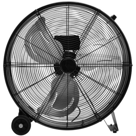 Ventilatore Industriale Da Terra 240w 3 Pale In Metallo E 3 Velocità – Portatile