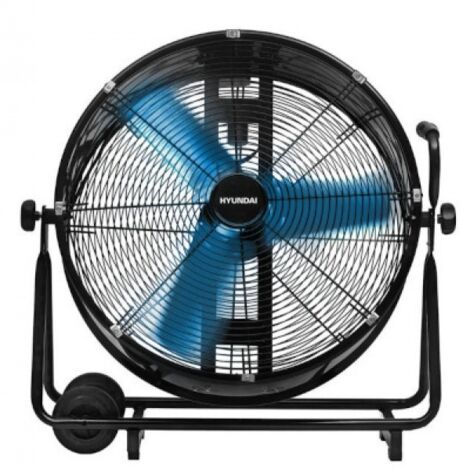 VENTILATORE INDUSTRIALE GRANDE PORTATA TERRA PAVIMENTO 500W HYUNDAI