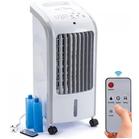 Ventilatore Nebulizzatore D' Aria 4 Litri 80 W Con Telecomando