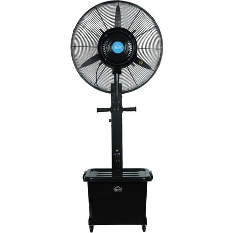 FERRAMENTA1.COM Ventilatore Magnum 66 cm nebulizzatore abbassa temperatura con tanica uso esterno e interno