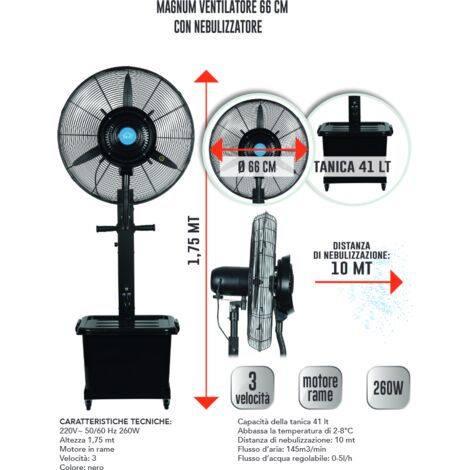 VENTILATORE NEBULIZZATORE MAGNUM VE1950