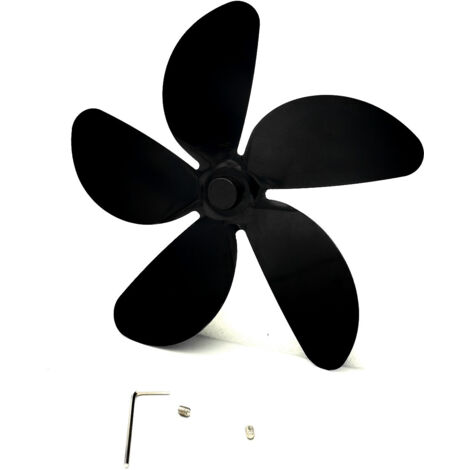 Ventilatore per camino, ventilatori per stufa, ventilatore a calore, pale del ventilatore in alluminio, forniture in lega di alluminio