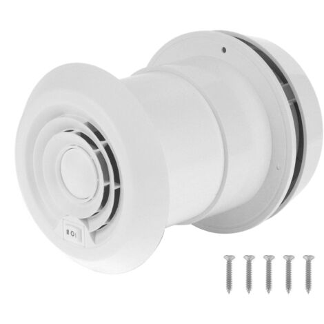 Ventilatore per camper con vento forte, materiale ABS di alta qualità, ventilazione silenziosa, finitura bianca, impermeabile, antipolvere, risparmio energetico, facile da installare, ventilatore