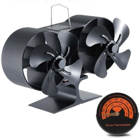 Ventilatore per stufa a 8 pale con risparmio di carburante e alimentazione a calore - Ufficio