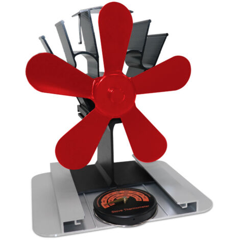 Ventilatore per stufa a legna Yl90 a 5 pale, ventilatore per camino, fa circolare silenziosamente l'aria calda, perfetto per la stanza