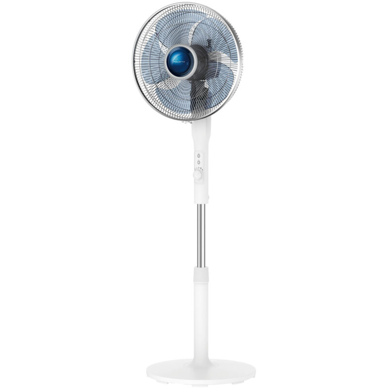 Turbo Silence Extreme VU5740 Ventilatore a Piantana Bianco Silenzioso 40cm - Rowenta