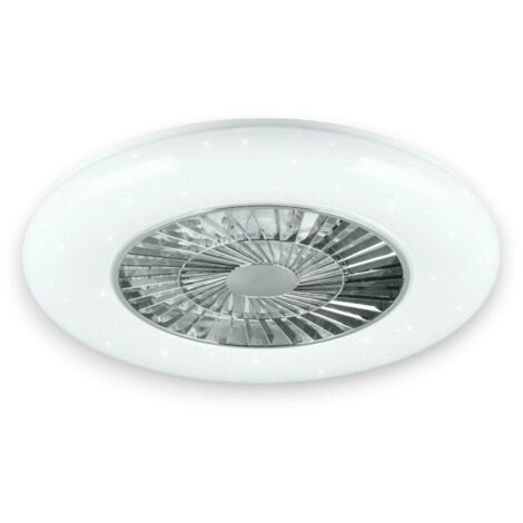 Ventilatore plafoniera con tre modalità luce led a soffitto con ventilatore e telecomando diametro 60 cm
