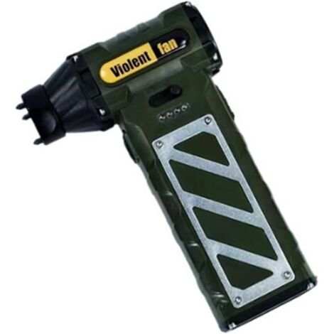 Ventilatore portatile da campeggio per esterni - Ventilatore Infinite Violence - Motore senza spazzole - Mini ventilatore a turbina (verde)