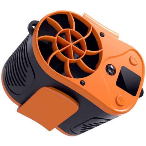 Ventilatore portatile da fissare alla vita, raffreddamento personale, climatizzatore portatile per lavori all’aperto o in cantiere, ricaricabile, funzionante tramite USB deng  ALOVEZ