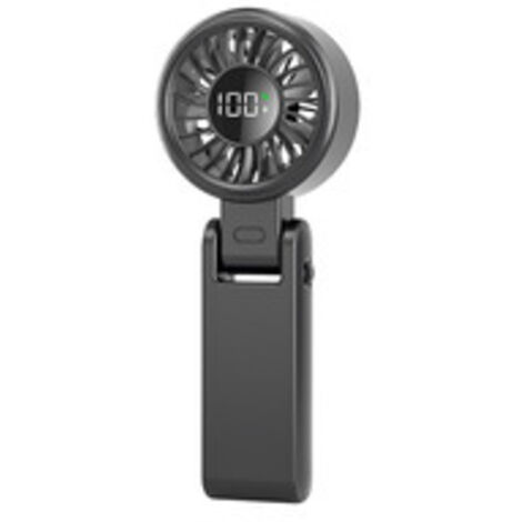 Ventilatore portatile, mini ventilatore portatile USB con display a LED, mini ventilatore portatile per ufficio, esterno