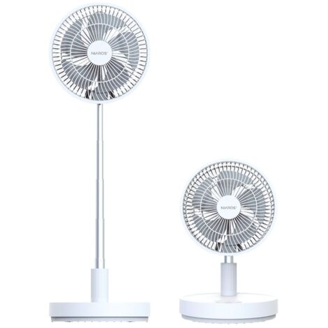 Ventilatore portatile pieghevole Ankro (motore 7W DC 5V) bianco