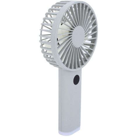 Ventilatore portatile USB a 100 velocità, luce notturna, portatile, multifunzionale, piccolo ventilatore elettrico ricaricabile per campeggio, ufficio, con controllo della velocità (verde ghiaccio)
