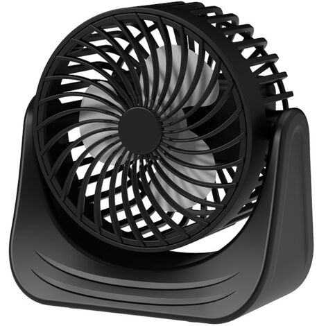 Ventilatore portatile, ventilatore USB silenzioso, con batteria ricaricabile da 1000 mAh, 5 velocità per camera da letto, tavolo, ufficio, casa, mini cucina