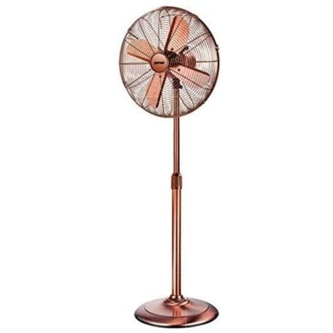 CASAÈ Ventilatore retro design piantana 40cm bronzo vintage - westim