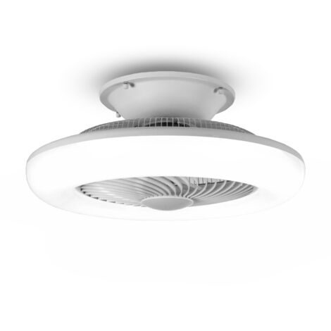 Ventilatore Soffitto Led Dimmerabile Smart Wi-Fi Con Telecomando E App Toya