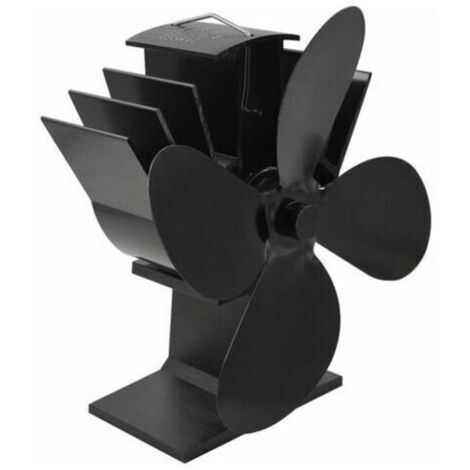 Ventilatore termodinamico a 4 pale per camino e stufa, accessorio ecologico ed efficiente