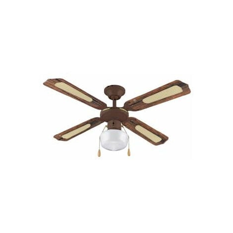 BS VINCO VENTILATORE SOFFITTO 107CM 55W BROWN COD.70919