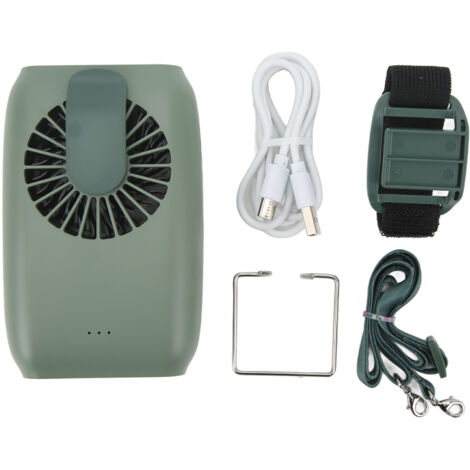Ventilatore USB portatile multifunzionale a tre velocità, mini ventilatore USB ricaricabile per ciclismo, escursionismo e viaggi.