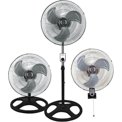 Ventilatore ventola 3 in 1 terra parete e tavolo ve1695 dcg 45cm