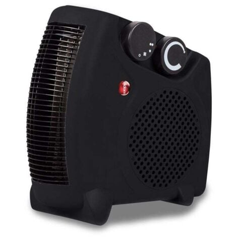 VIKING CHOICE Ventilatorheizung - elektrischer Heizkörper - 1000 und 2000W - schwarz