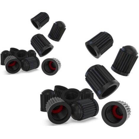 Ventilkappen, 100 Stück, Fahrradventilkappen, Autoventilkappen, Motorradventilkappen, Autoreifenventile, Ventilkappen für Pkw, Reifenventile, Ventile, Autoventile
