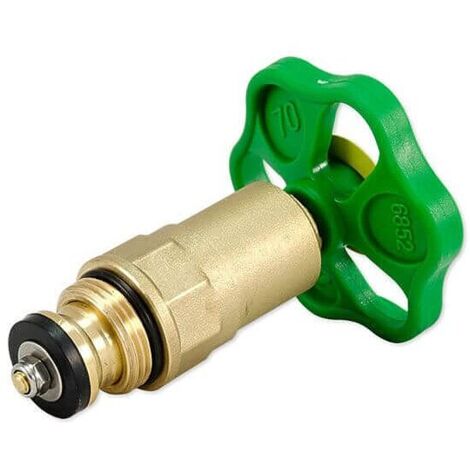 Ventiloberteil für Schrägsitzventil 3/4'' / DN20 - mit nichtsteigender Spindel und Fettkammeroberteil - 01818 2000 001