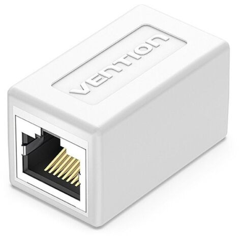 Vention Adaptateur RJ45 Connecteur RJ45 IPVW0 Cat6 FTP/ RJ45 Femelle - RJ45 Femelle/ Blanc