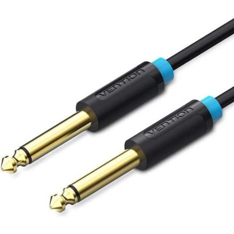 Vention Cable Stereo BAABF/ Male 6.5 Jack -- Male 6.5 Jack/ 1m/ Black