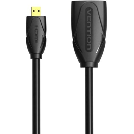 Vention - Cablemicro HDMI-Verlängerungskabel (1 m), schwarz